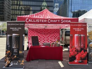 Callister tent at the Downtown Vancouver Farmers Market